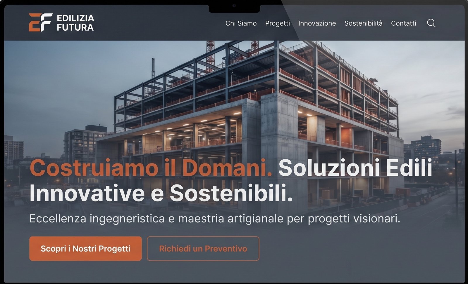 Sito Web Edilizia e Cantieri